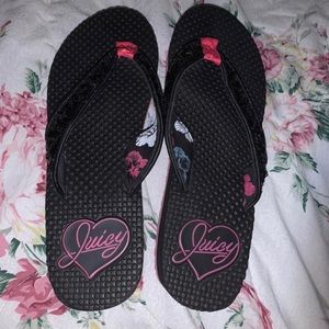 juicy couture chunky flips flops size 7-7.5